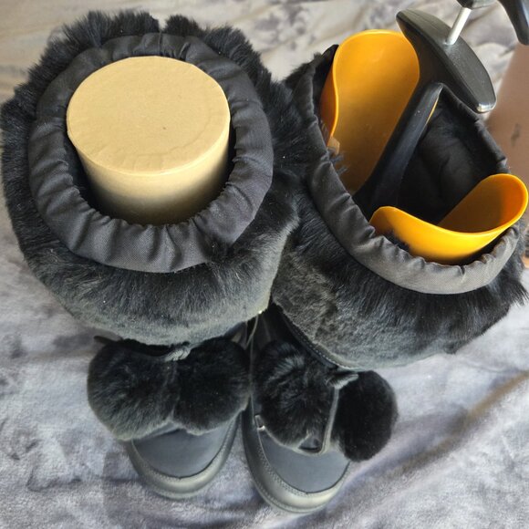 Christian Dior Lace - Up Snow Boots Moon Boots - Black - 35/37 - Brand New - Picture 3 of 5